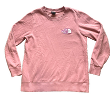 Load image into Gallery viewer, The North Face Sweatshirt Womens Medium Pink Fleece Embroidered Logo Oversized