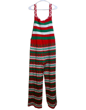 Load image into Gallery viewer, Eyeshadow Jumpsuit Womens Large JOY Ugly Christmas Romper Overalls Nordic Ladies