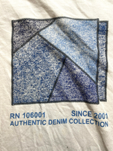 Load image into Gallery viewer, VTG Dodeca Shirt Adult 2XL White Light Blue Authentic Denim Collection Y2K Mens