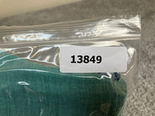 Load image into Gallery viewer, KAKTUS Shirt Womens Large Blue Green White Flare Peasant Boho Lace Trim Blouse