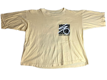 Load image into Gallery viewer, VTG Surf Outlaw Shirt Adult Large Yellow Surfing Around The World 80s 90s Mens