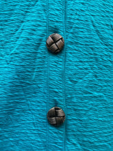 Load image into Gallery viewer, Soft Surroundings Jacket Womens 2XL Turquoise Button Up Spandex Stretch Tunic