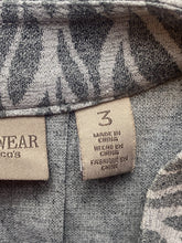 Load image into Gallery viewer, Easywear By Chicos Jacket Womens 3 Extra Large Gray Snaps Spandex Flutter Sleeve