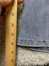Load image into Gallery viewer, Fashion Nova Jeans Womens 3 (28x30) Blue Destroyed Ripped Flared Spandex Stretch