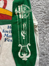 Load image into Gallery viewer, VTG Hoover Marching Festival Shirt Adult Small Raglan Single Stitch 70s RARE
