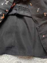 Load image into Gallery viewer, Show Me Your Mumu Dress Womens Medium Black AOP Flower Boho Eyelet Smocked