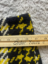 Load image into Gallery viewer, J Crew Skirt Womens 6 (34x15) Gold Black Houndstooth Wool Nylon Lined Mini Lady