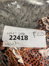 Load image into Gallery viewer, Ellos Dress Womens 5X Peach AOP Flower Boho Rayon Tiered Lagenlook Plus Maxi
