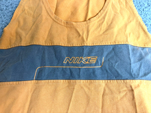 Load image into Gallery viewer, Nike Shirt Adult Extra Large Orange Gray Tank Athletic Performance Spellout Mens