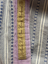 Load image into Gallery viewer, Tommy Bahama Shirt Adult Large Blue Striped Button Up Flip Cuffs Contrast Mens