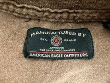 Load image into Gallery viewer, VTG American Eagle Outfitters Shirt Adult Large Brown AEO Cigars Pocket 90s Mens