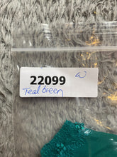 Load image into Gallery viewer, Max Studio Shirt Womens Medium Teal Green Lace Trim Embroidered Oversized Boho