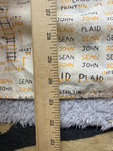 Load image into Gallery viewer, Sean John Shirt Adult Extra Large Beige AOP Spellout Logo Button Up Graffiti Men