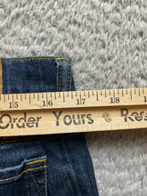 Load image into Gallery viewer, Lucky Brand Jeans Womens 8/29 (34x31) Blue Ringspun Dungarees Flare Denim Ladies