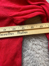 Load image into Gallery viewer, Nic Zoe Sweater Womens Large Red Oversized Viscose Ribbed Knit Outerwear NWT