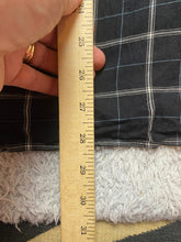 Load image into Gallery viewer, J Jill Shirt Womens Medium Black Windowpane Tunic Oversized Casual Blouse Ladies