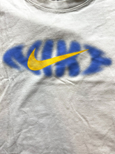 Load image into Gallery viewer, Nike Shirt Adult Extra Large White Blur Center Swoosh Athletic Activewear Mens