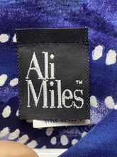 Load image into Gallery viewer, VTG Ali Miles Shirt Womens 16 Extra Large Blue Rayon Boho Peasant Boxy Oversized