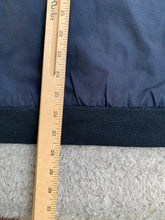 Load image into Gallery viewer, Vintage Lacoste Jacket Adult Extra Large Navy Zip Up Lined Plaid Bomber Mens