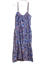 Load image into Gallery viewer, Knox Rose Dress Women 2XL XXL AOP Flower Off The Coast Boho Tiered Sundress NWT