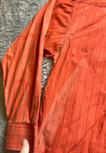 Load image into Gallery viewer, Panhandle Shirt Adult Large Coral Western Style Pearl Snaps Cuffs Contrast Mens