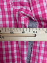 Load image into Gallery viewer, Brooks Brothers 346 Shirt Adult 16.5 4/5 Pink Checkered Slim Fit Non Iron Mens