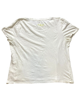 Load image into Gallery viewer, Karl Lagerfeld Paris Shirt Womens Extra Large Ivory Oversized Rhinestones Ladies