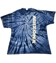 Load image into Gallery viewer, Vintage Arizona Shirt Adult Extra Large Blue Swirl Tie Dye Streetwear 90s Mens