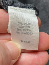 Load image into Gallery viewer, Pure J Jill Sweater Womens Large Gray Oversized Waterfall Open Front Cardigan