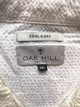 Load image into Gallery viewer, Oak Shirt Adult 3XL XXXL White Cool & Dry Seersucker Button Up Casual Mens