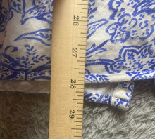 Load image into Gallery viewer, Lauren Ralph Lauren Shirt Womens Large Blue AOP Paisley Floral Tank Blouse Lady
