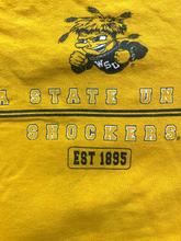 Load image into Gallery viewer, VTG Wichita State Shockers Shirt Adult Large Yellow Cadre NCAA Sportswear Mens