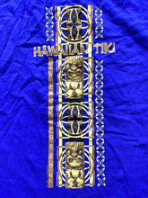 Load image into Gallery viewer, Hawaiian Tiki Shirt Adult 4XL Blue Island Motion Aloha Hawaii Streetwear Mens