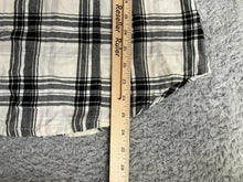 Load image into Gallery viewer, Ecko Red Shirt Women Medium Black White Plaid Button Up Tunic Rhino Brand Blouse