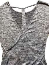 Load image into Gallery viewer, Athleta Shirt Womens XXS 2XS Gray Pose Racerback Athleisure Cut Out Spandex Lady