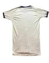 Load image into Gallery viewer, VTG Tennis Shirt Adult Large White Ringer CC of NC Single Stitch USA 70s Mens