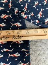 Load image into Gallery viewer, Columbia Shirt Adult Medium Navy AOP Patriotic Fish Vented Mesh Lined PFG Mens