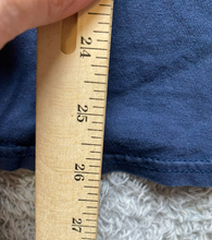 Load image into Gallery viewer, VTG Rock Paper Shocker Scissor Shirt Adult 2XL XXL Navy Blue Funny Hand Game Men