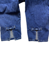 Load image into Gallery viewer, CPI Projections Jeans Womens 40x25 Blue Denim Ankle Slit Capri Tapered Ladies