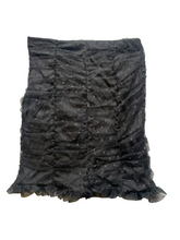 Load image into Gallery viewer, Rico Melograno Skirt Womens Medium Mesh Ruffle Trim Zip Up Party Mini Ladies