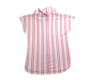 Load image into Gallery viewer, Time and Tru Cover Up Womens 1X Waffle Beach Hoodie Swimwear Striped Plus Ladies