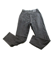 Load image into Gallery viewer, Lee Jeans Adult 27x29.5 Flat Front Tapered Leg Dark Wash Denim 5 Pocket Mens