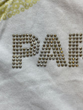 Load image into Gallery viewer, Karl Lagerfeld Paris Shirt Womens Extra Large Ivory Oversized Rhinestones Ladies