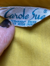 Load image into Gallery viewer, Vintage Carole Sue Shirt Womens 2XL XXL Yellow Button Up Collared Casual Ladies