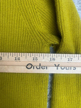 Load image into Gallery viewer, J Crew Sweater Junior Medium Mustard Wool Nylon Stretch Outerwear Pullover Girls