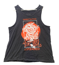 Load image into Gallery viewer, Keito Shirt Adult Large Black Legendary Densetsute Chinese Dragon Tank Mens