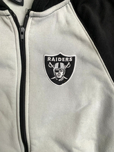 Load image into Gallery viewer, Oakland Raiders Sweatshirt Youth 14-16 Black Gray Hoodie NFL Football Boys