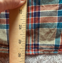 Load image into Gallery viewer, Pendleton Shirt Adult Large Beige Red Blue Oceanside Woolen Mills Madras Mens