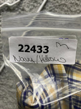 Load image into Gallery viewer, Ralph Lauren Shirt Adult Large Navy Yellow Plaid Creek Button Up Pocket Mens