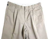 Load image into Gallery viewer, Dockers Pants Adult 34x30 Light Tan Pleated Straight Trouser Casual Dress Mens